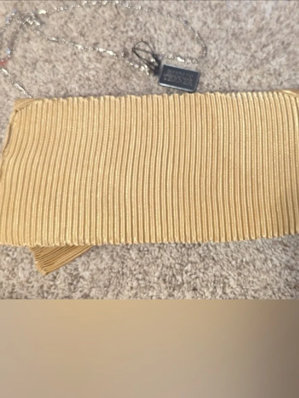 Bijoux Terner Evening Bow Clutch Bag in Gold